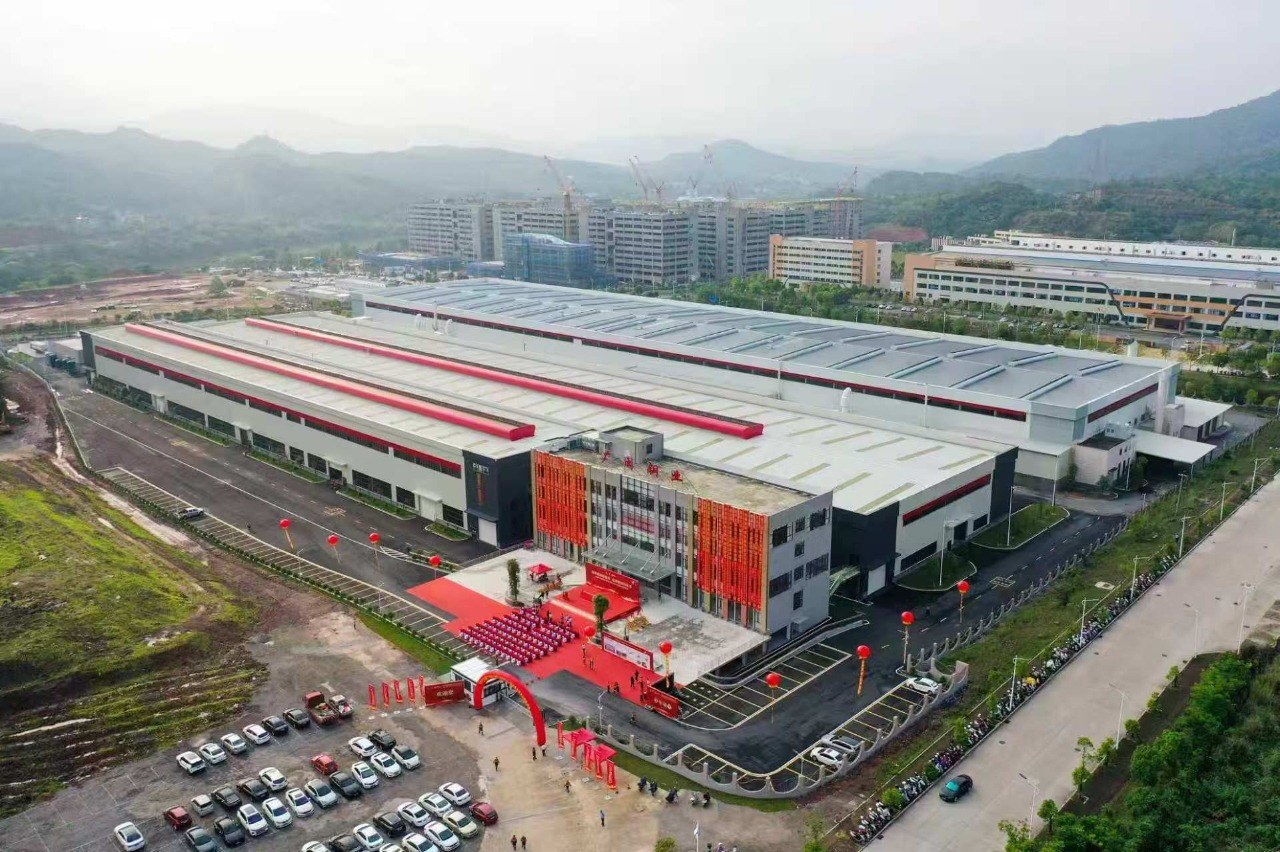 Aerial view of the customer's project facility