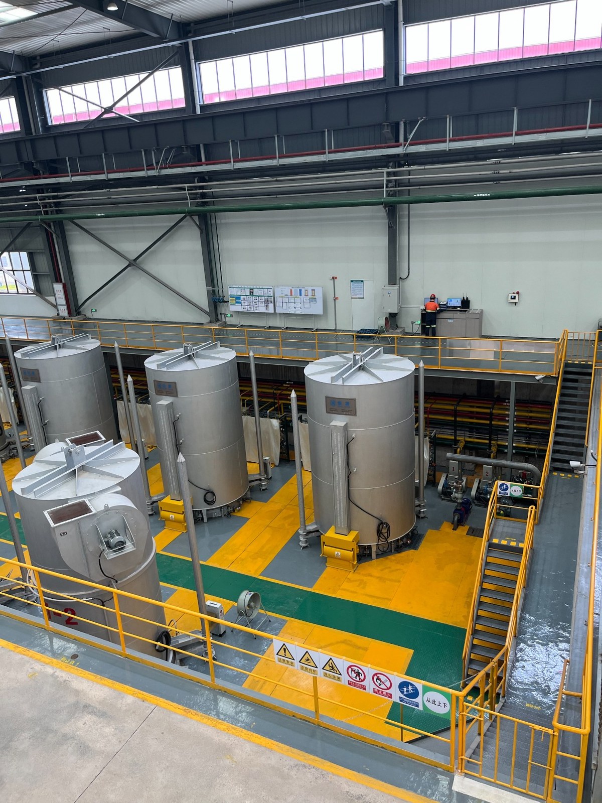 Bell-furnace equipment at the project site