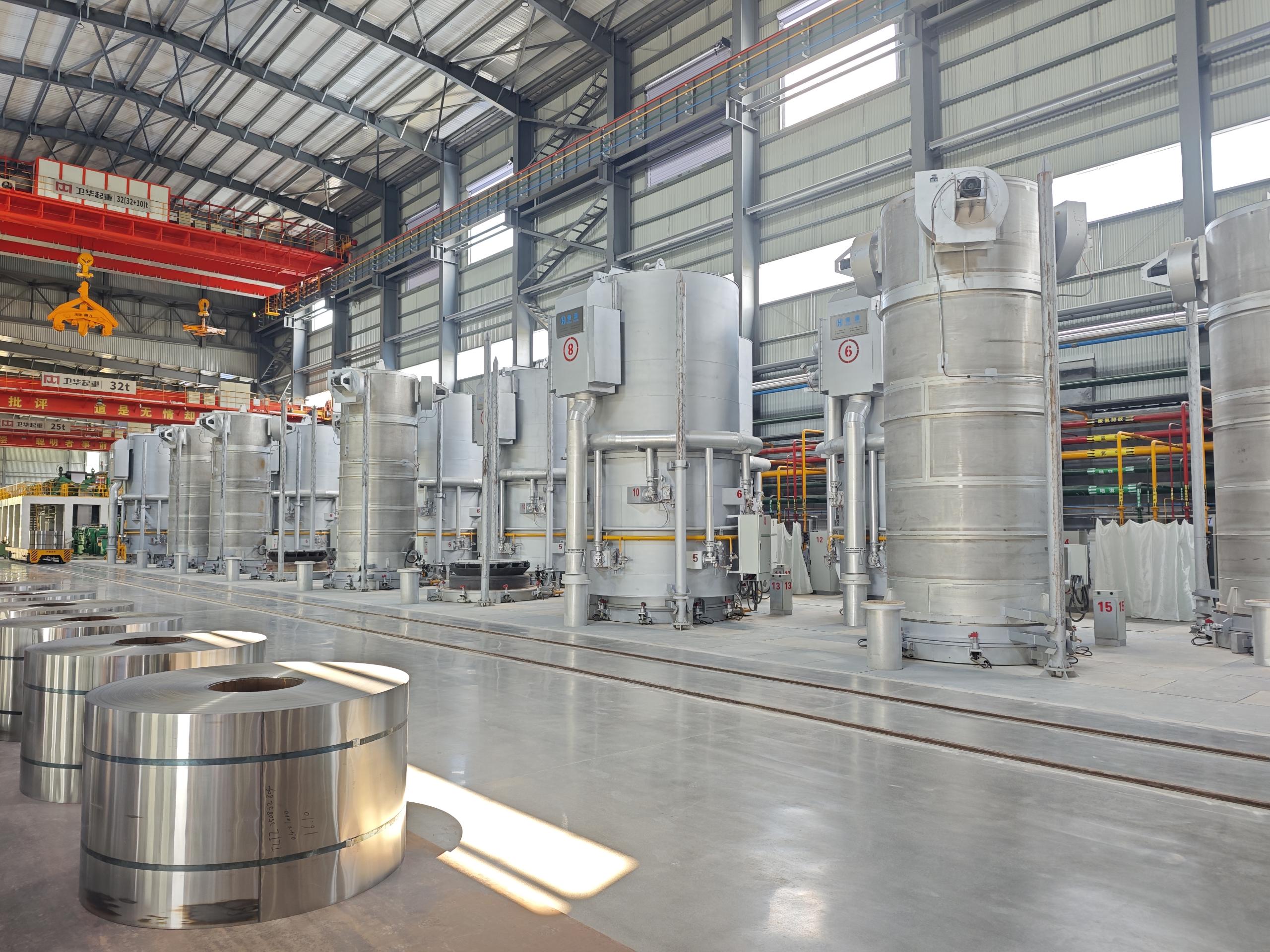 Bell-furnace equipment at the project site