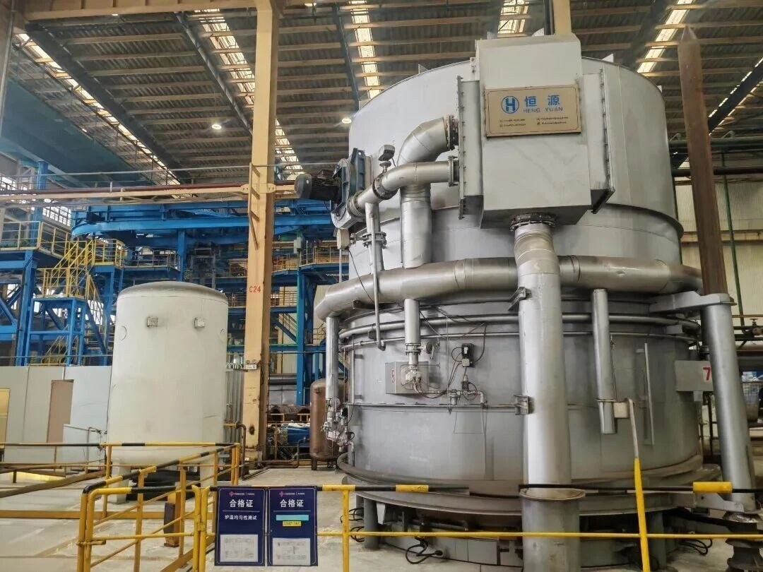 Bell-furnace equipment at the project site